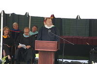 Speech Teacher Speaking to Crowd 1