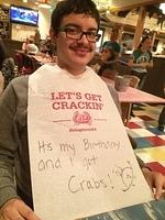 2014-02-15 Justins 25th Birthday at Joes Crab Shack